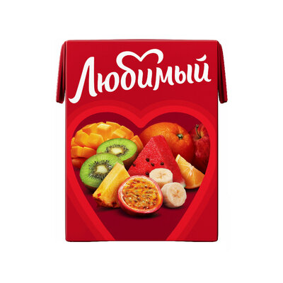 Напиток сокосодерж Любимый мультифрукт Тропический микс 0,2л ДП Любимый