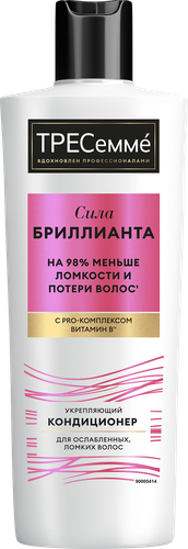 

Кондиционер для волос ТРЕСемме Diamond Strength укрепляющий 400 мл