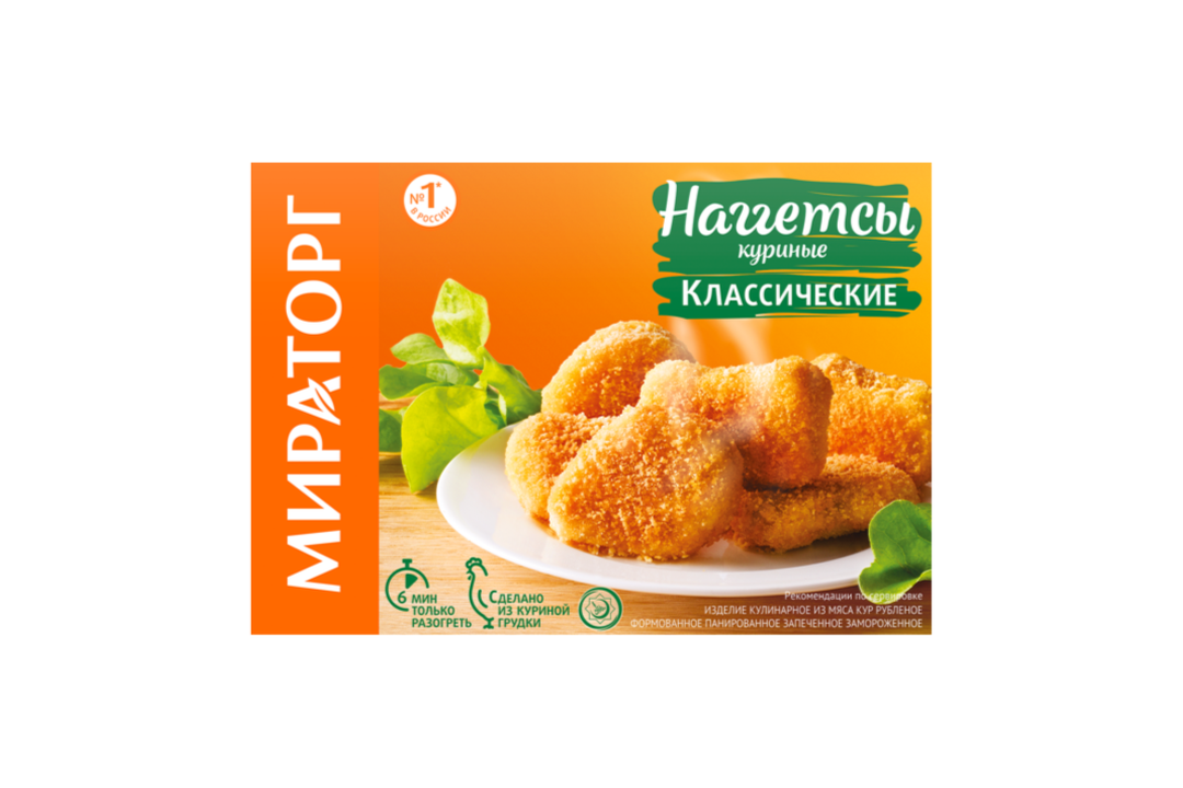 

Наггетсы Мираторг Классические куриные 250 г