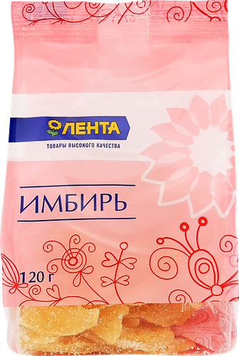 Цукаты Лента Имбирь 120 г