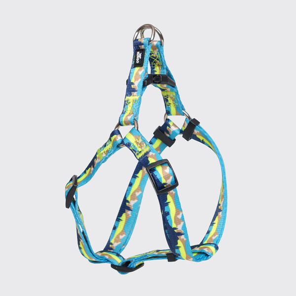 Шлейка Rungo Step-in ширина 15 мм, обхват груди 45-63 см, горный голубой