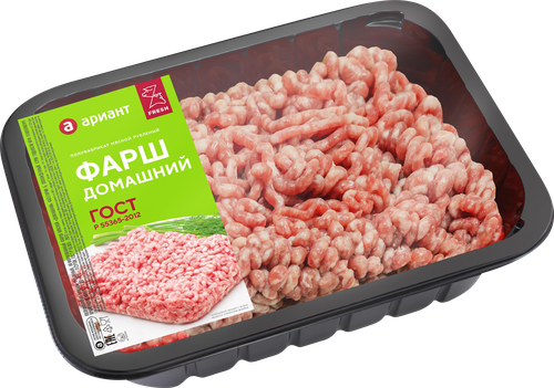 

Фарш Ариант Домашний свинина-говядина 400 г