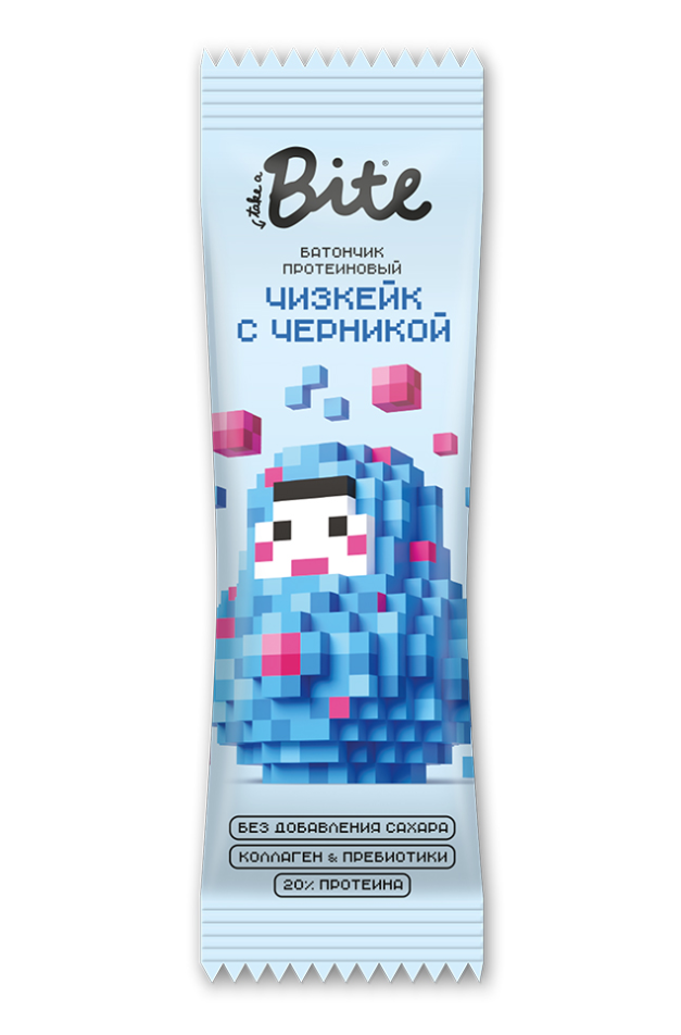 

Батончик протеиновый Take a Bite глазированный Чизкейк с черникой 40 г