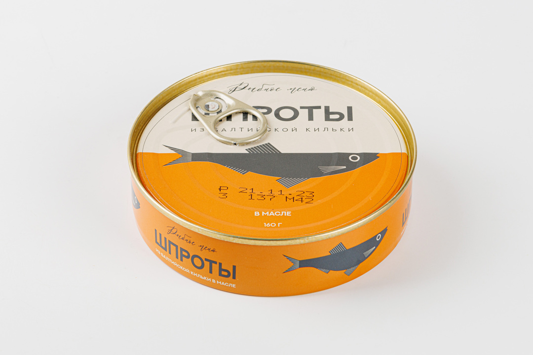 

Шпроты в масле из балтийской кильки