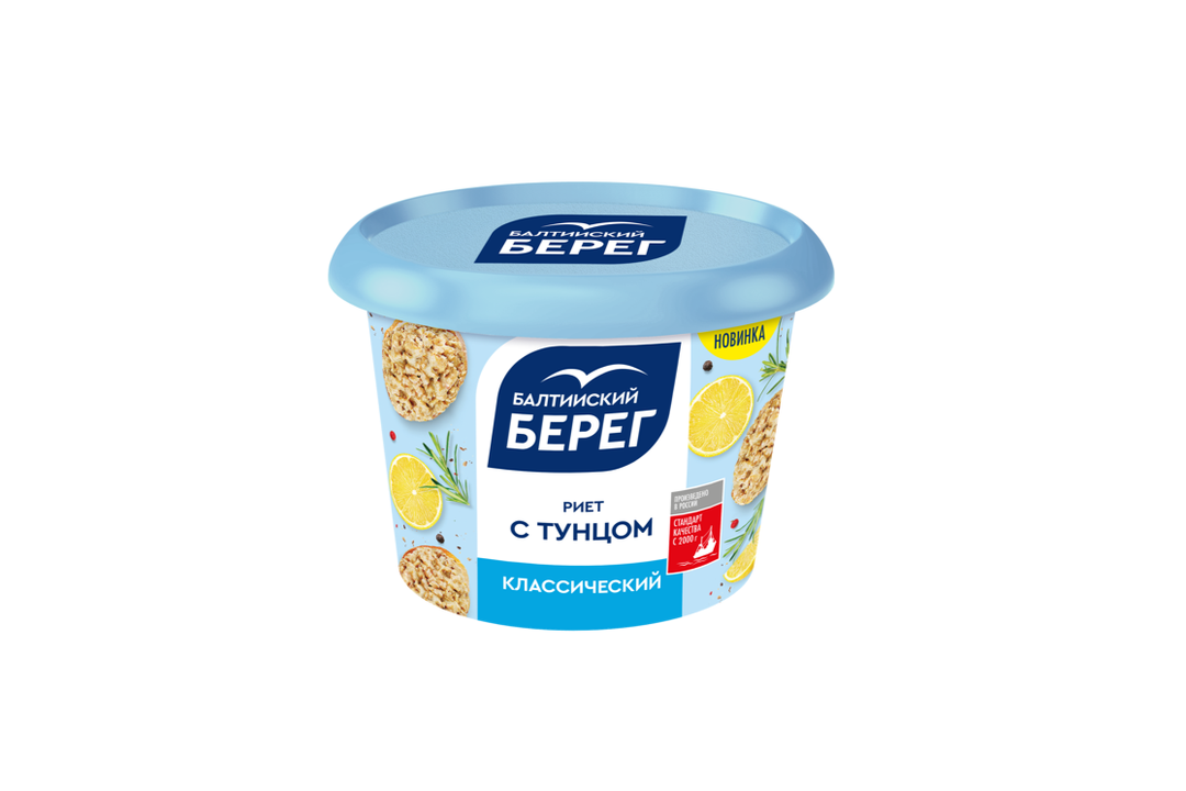 

Риет Балтийский берег Классический с тунцом и минтаем 150 г