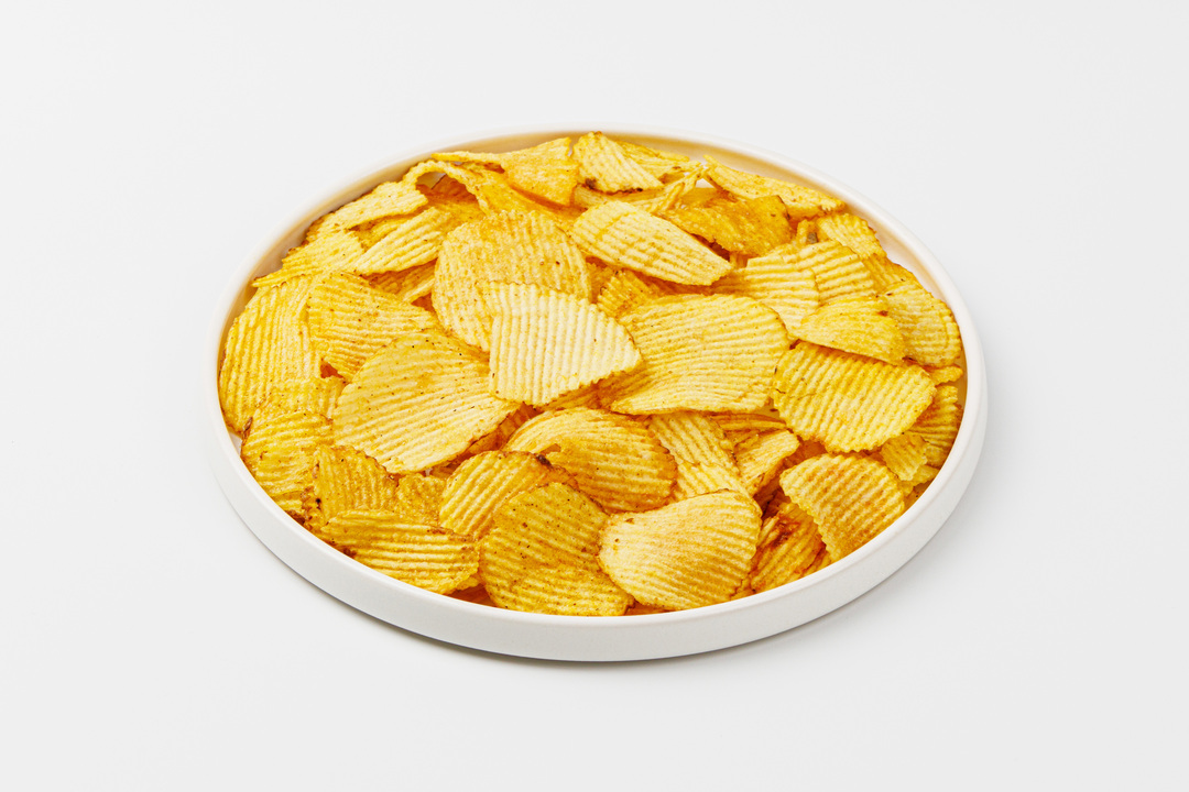 

Чипсы картофельные рифленые ВкусВилл со вкусом Тайский пряный карри 100 г