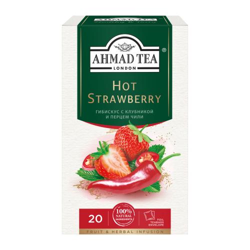 

Чай травяной Ahmad Tea клубника с перцем чили 20 пакетиков