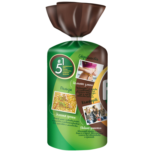 

Хлебцы Fitstart Гречневый микс с зелёной гречкой 90 г