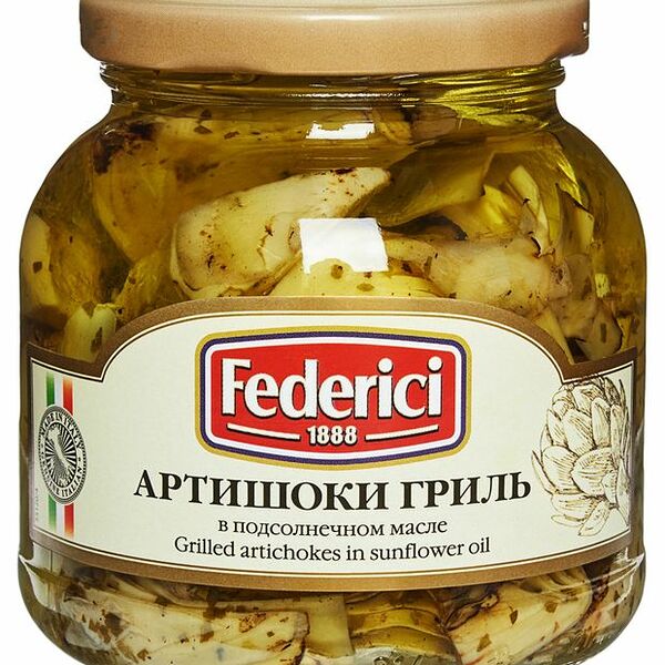Артишоки гриль Federici в подсолнечном масле 280 г