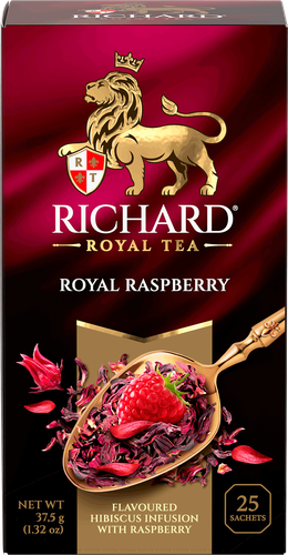 

Чай Richard Royal Raspberry фруктово травяной 25 пакетов 37.5 г