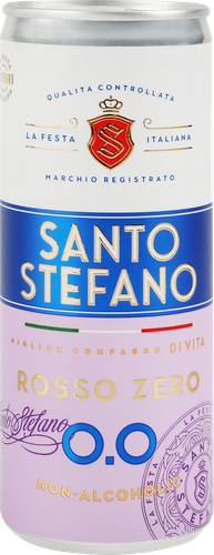 

Игристое безалкогольное Santo Stefano красное п/сл 0.25 л