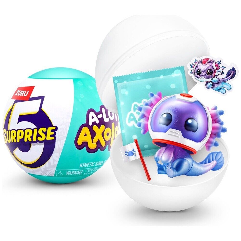 

Капсула-сюрприз Zuru 5 Surprise Озорные аксолотли с аксессуарами, в ассортименте