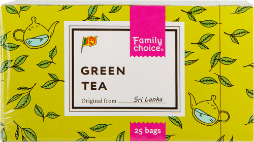 

Чай зеленый Family Choice 25 пакетиков 42.5 г