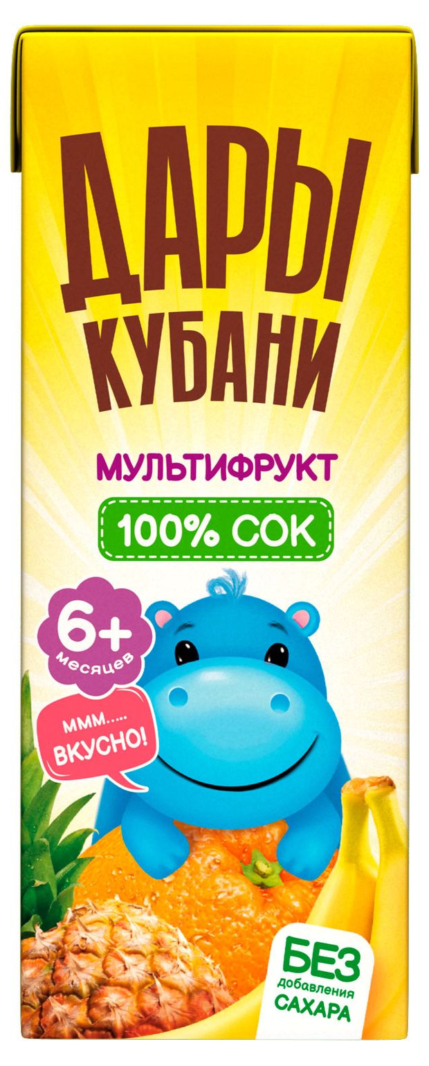 

Сок Дары Кубани мультифруктовый 0.2 л