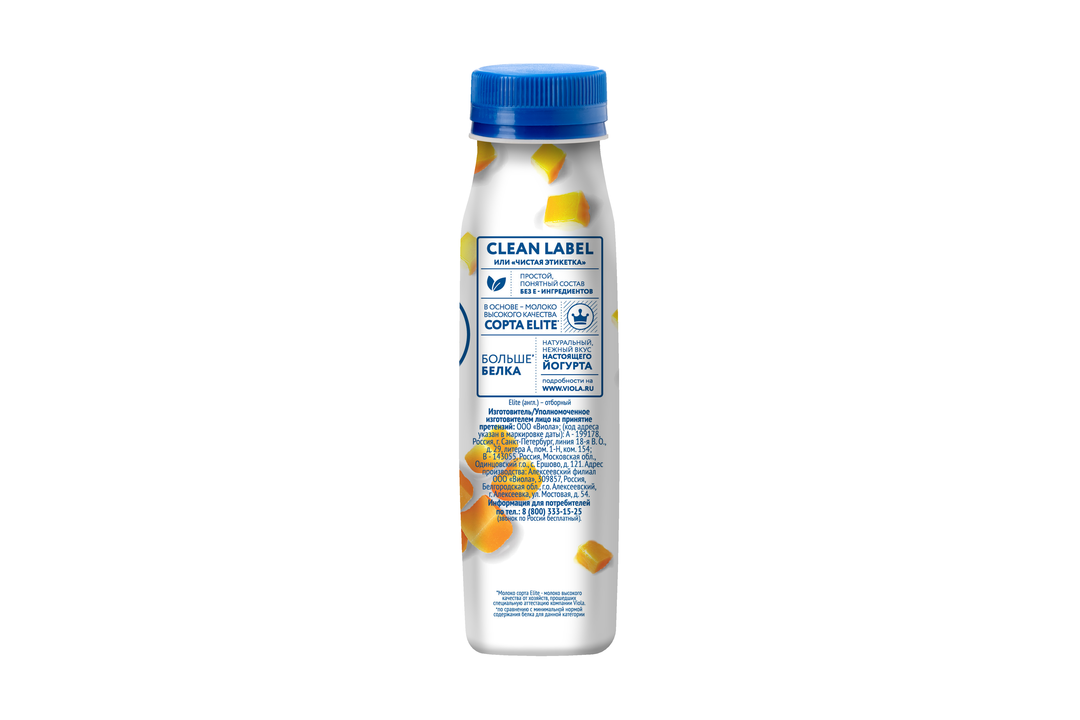 

Йогурт питьевой Viola Clean Label с манго 0.8% 260 г