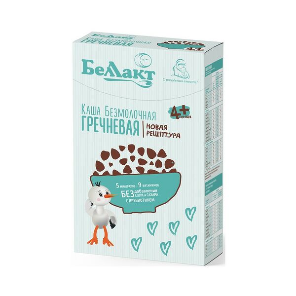 Каша безмолочная Беллакт Гречневая с пребиот обог вит и мин вещ 200г ДП