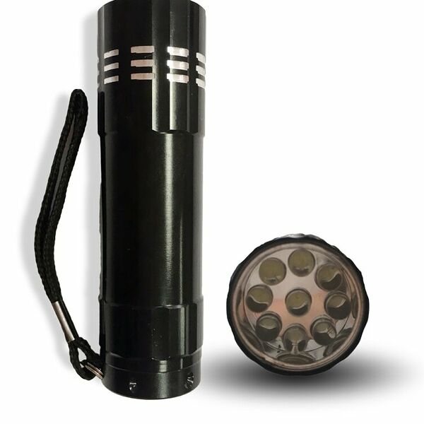 Фонарь AVS AL-9L, алюминиевый, ручной, LED, 45Lumen, питание от батареек