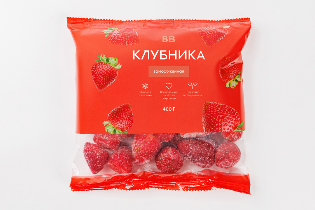 

Клубника ВкусВилл замороженная 400г