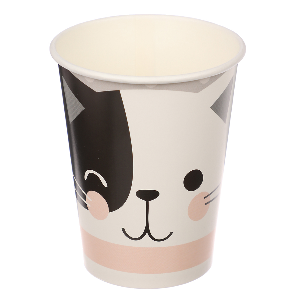 

Набор бумажных стаканов ND Play Кошки с ушками 6 шт.