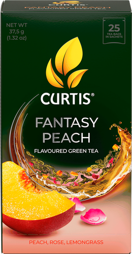 

Чай зеленый Curtis Fantasy Peach 25 пакетиков 37.5 г