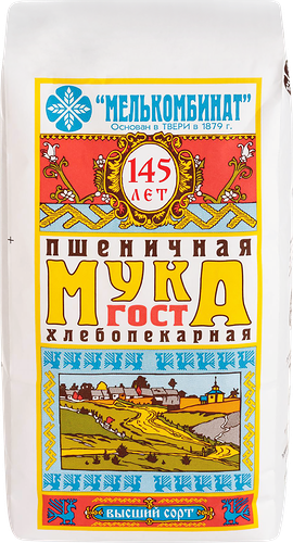 Мука Тверской мелькомбинат пшеничная 2 кг