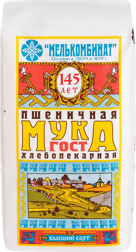

Мука Тверской мелькомбинат пшеничная 2 кг