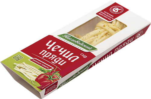 

Сыр Хладокомбинат Кисловодский Чечил пряди Вяленые томаты 40%, без змж, 100 г