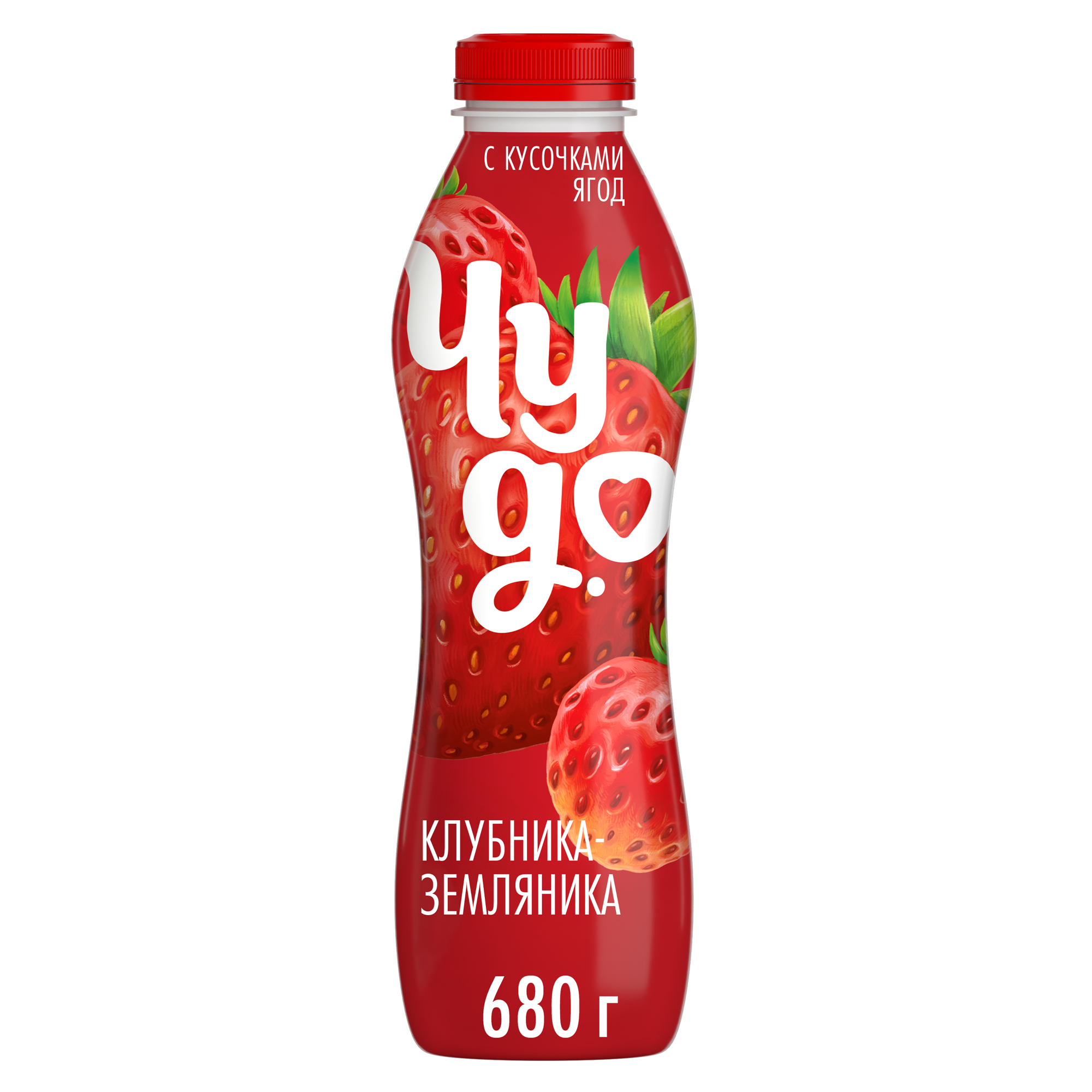 

Йогурт питьевой Чудо Клубника-земляника 1.9% 680 г