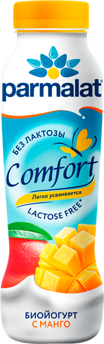 

Биойогурт питьевой Parmalat Comfort Манго безлактозный 1.5% 290 мл
