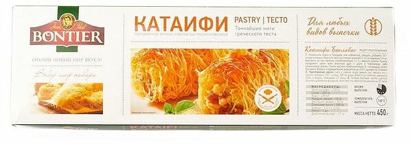 Тесто Bontier Катаифи 450 г