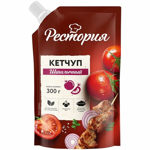 Кетчуп Рестория Шашлычный 300 г