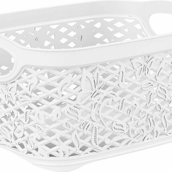 Корзинка для хранения Keeplex Fiori 3,3 л 23,6х17,6х12,6 см белое облако