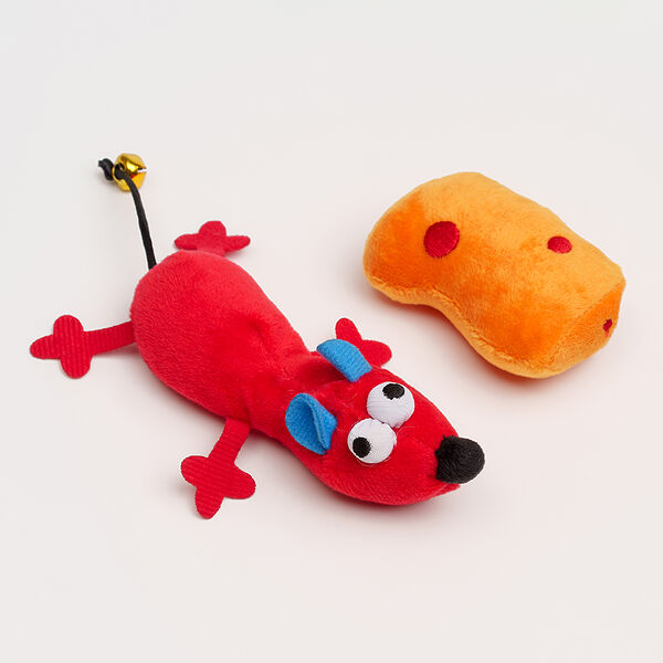Игрушка Rurri для кошек Ящерка и сыр