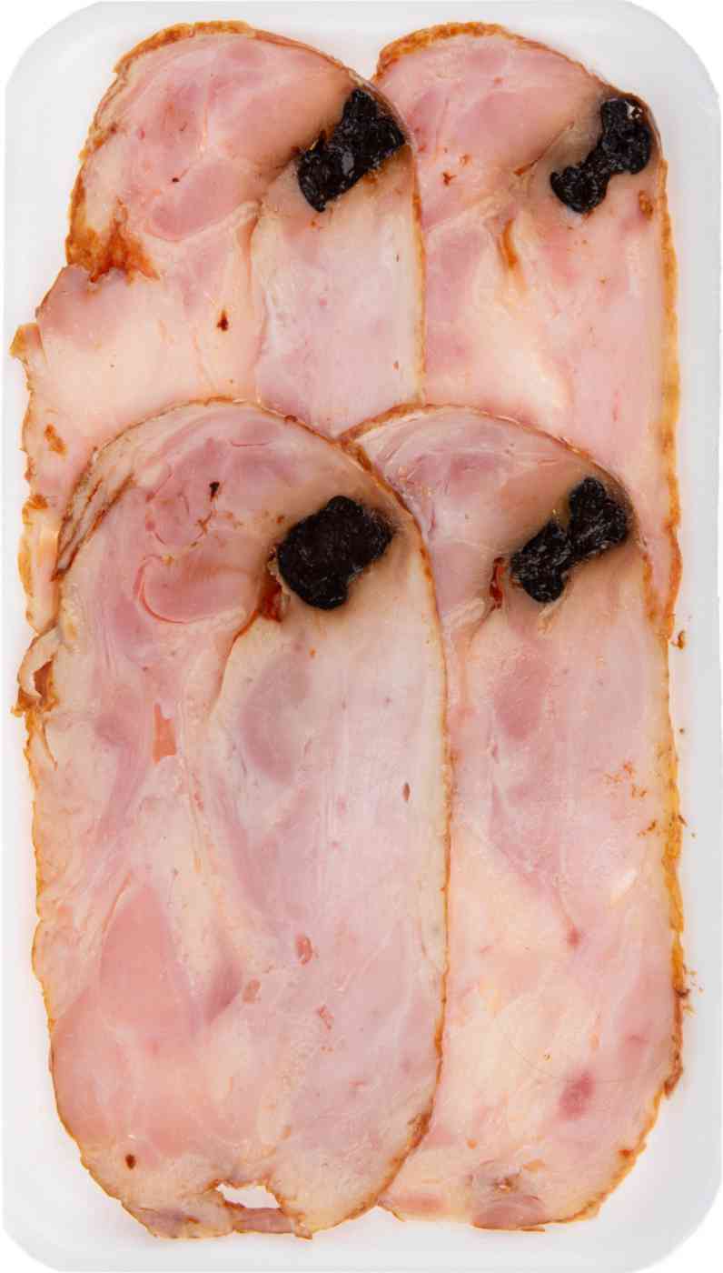 

Рулет варено-копченый Бахрушинъ Утка пикантная с черносливом уп, вес