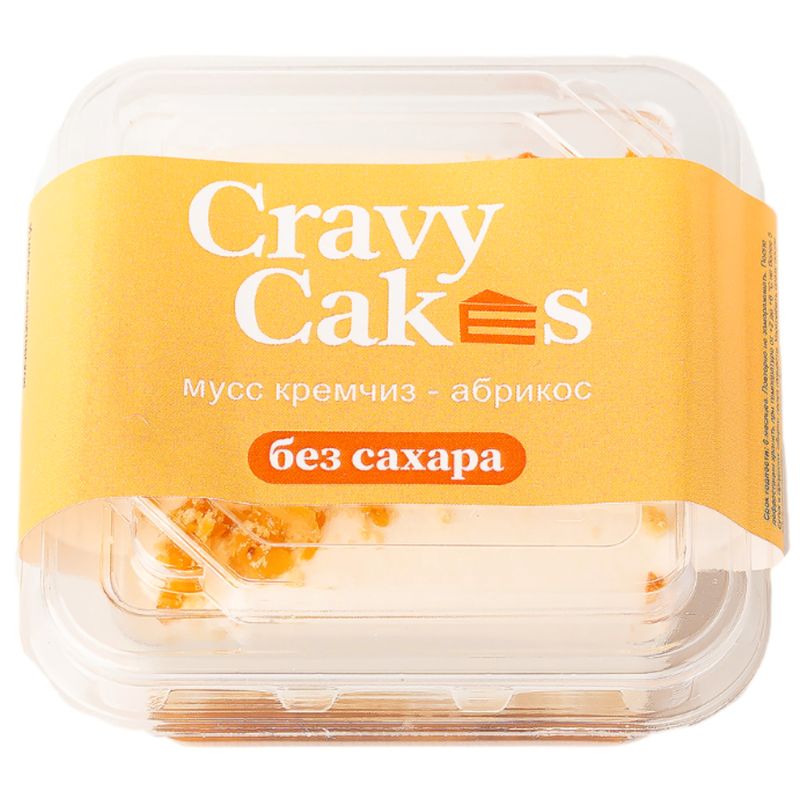 

Десерт Cravy Cakes Мусс Кремчиз-абрикос 100 г