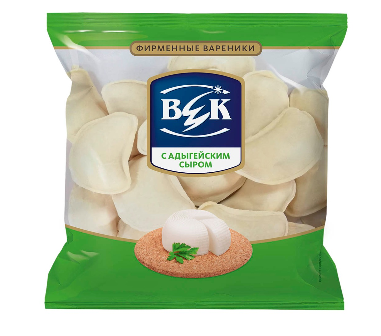 

Вареники Век с адыгейским сыром 400 г