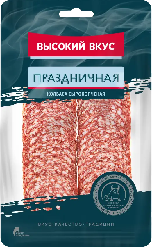 

Колбаса сырокопченая Высокий вкус Праздничная нарезка 100 г