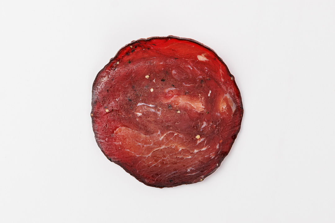 

Колбаса из говядины категории А сырокопченая нарезка 80 г