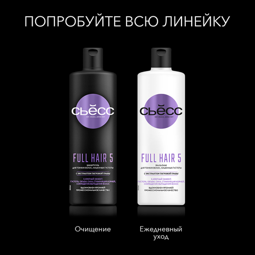 

Бальзам Syoss Full Hair 5 для тонких волос, лишённых густоты с экстрактом тигровой травы 450 мл