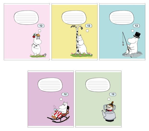 

Тетрадь Academy Style 12 листов в клетку 1 шт. дизайн в ассортименте