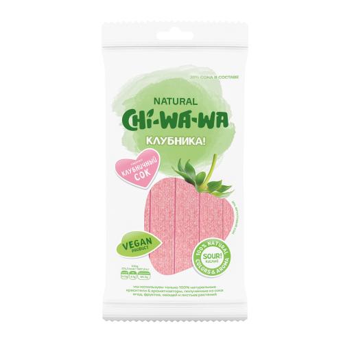 

Мармелад Chi-Wa-Wa Natural экструдированный кислый клубника 130 г