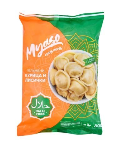 

Пельмени Myaso курица-лисички 800 г
