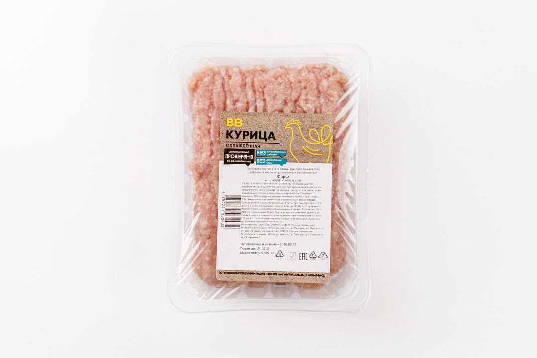 

Фарш куриный охлажденный