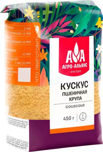 

Кускус Агро-Альянс Экстра 450 г