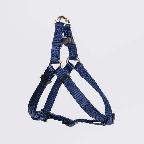 Шлейка Rungo Step-in нейлон, ширина 10 мм, обхват груди 28-38 см, синий