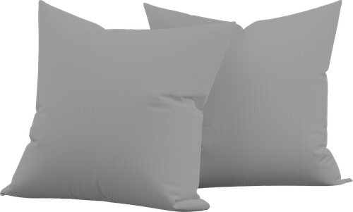 

Набор наволочек HOMECLUB 50x70см, серый, страйп-сатин, 2шт