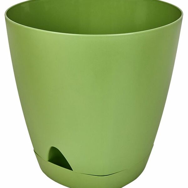 Кашпо для цветов с подставкой InGreen Amsterdam цвет: оливковый