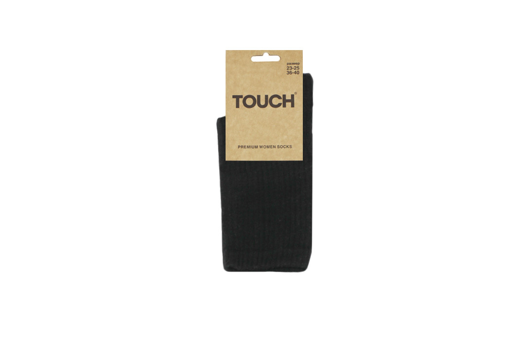 

Носки женские Touch Черные размер 36-40 1 шт.