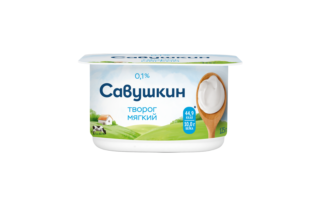 

Творог мягкий Савушкин Нежный обезжиренный 0.1% 125 г