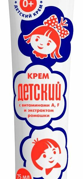 Крем детский Аванта с витаминами A, F и экстрактом ромашки 75 мл